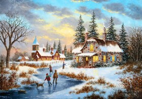 PUZZLE (1000 PIECES) - A MID-WINTER'S EVE