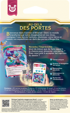 ALTERED - AU-DELA DES PORTES - DECK DE DEMARRAGE - LYRA - Arrière