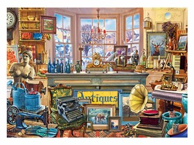 PUZZLE BOIS (1000 PIECES) - ANTIQUE SHOP - Autre visuel