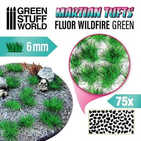 FLOCAGE - TOUFFE D'HERBE MARTIENNE (75) - FLUOR WILDFIRE GREEN