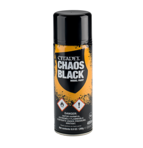 PEINTURE - SPRAY - CHAOS BLACK