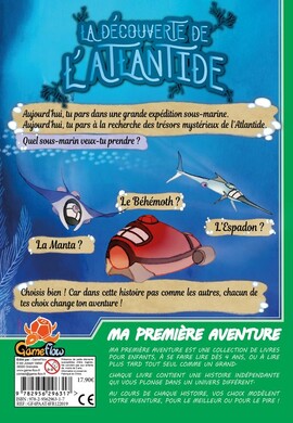 MA 1ERE AVENTURE : DECOUVERTE DE L'ATLANTIDE