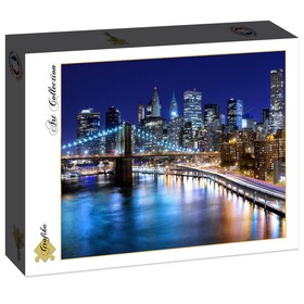 PUZZLE (2000 PIECES) - NEW YORK BY NIGHT - Boîte