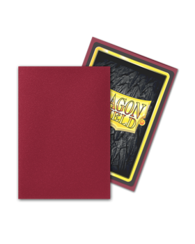 PROTEGE-CARTE 60*87 (60) - MAT - BLOOD RED - Cartes