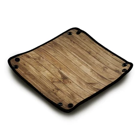 PISTE DE DES 21*21 - NEOPRENE - WOOD TEXTURE - Autre visuel