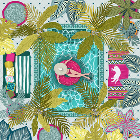 PUZZLE (1024 PIECES) - SUMMER POOL - Couverture