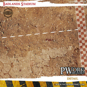 TAPIS BLOODBOWL - NEOPRENE - BADLANDS STADIUM