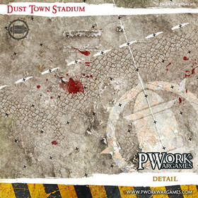 TAPIS BLOODBOWL - NEOPRENE - DUST TOWN STADIUM