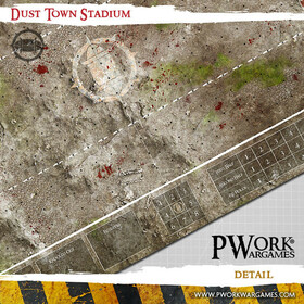 TAPIS BLOODBOWL - NEOPRENE - DUST TOWN STADIUM - Autre visuel