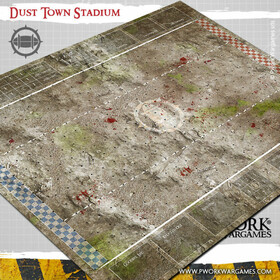 TAPIS BLOODBOWL - NEOPRENE - DUST TOWN STADIUM - Eclaté