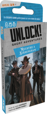 UNLOCK ! SHORT ADVENTURES : MEURTRE A BIRMINGHAM