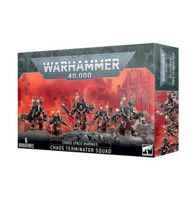 WARHAMMER 40K - CHAOS SPACE MARINES - ESCOUADE DE TERMINATORS DU CHAOS