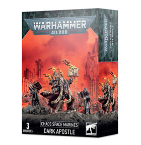 WARHAMMER 40K - CHAOS SPACE MARINES - DARK APOSTLE - Boîte