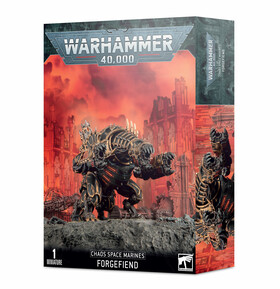 WARHAMMER 40K - CHAOS SPACE MARINES - FORGEFIEND - Boîte