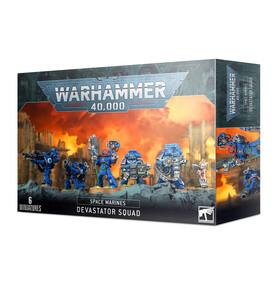 WARHAMMER 40K - SPACE MARINES - DEVASTATOR SQUAD